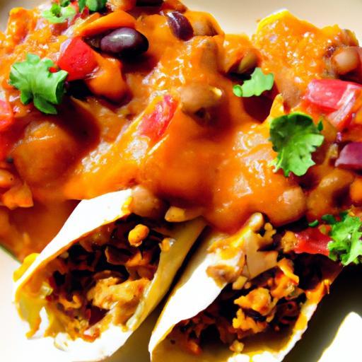 Vibrant Vegan Enchiladas: Flavorful Plant-Based Feast