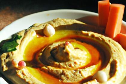 Sweet Potato Hummus Clipart: Flavorful Art for Creatives