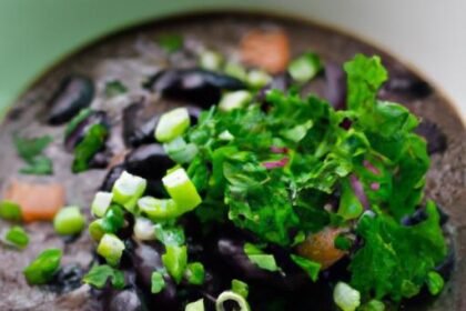 Hearty Vegan Black Bean Soup: Nutritious Comfort in a Bowl