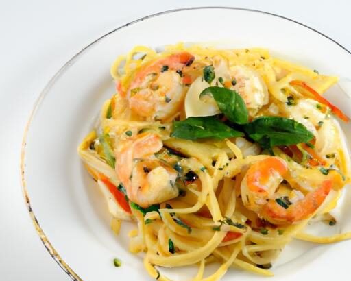 Savor the Perfect Shrimp Scampi with Twirling Spaghetti