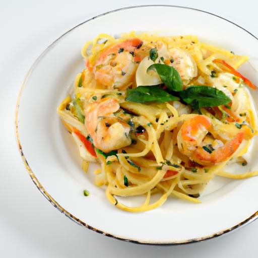 Savor the Perfect Shrimp Scampi with Twirling Spaghetti