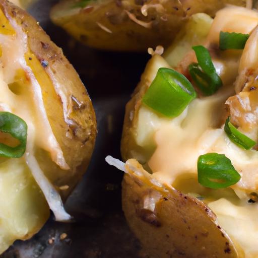 Crispy Potato Skins with Cheese & Chives: A Tasty Twist