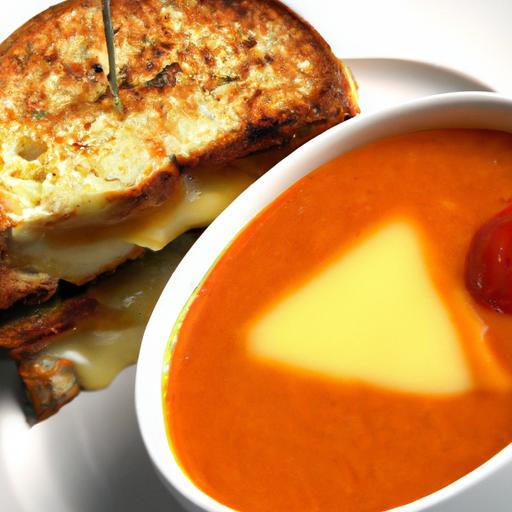 The Ultimate Comfort Duo: Grilled Cheese Meets Tomato Soup
