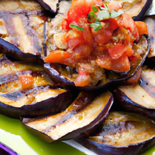 Savor Summer: Grilled Eggplant Paired with Fresh Tomato Salsa