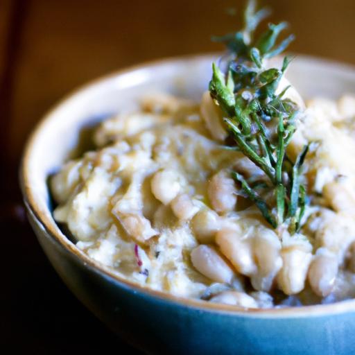 Creamy White Bean Dip with Rosemary & Garlic Flair