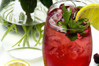 Refreshing Raspberry Iced Tea: A Cool Twist on Classic Brew