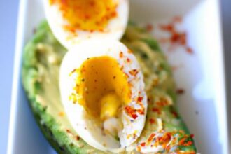 Creamy Avocado Meets Classic Hard-Boiled Eggs Delight