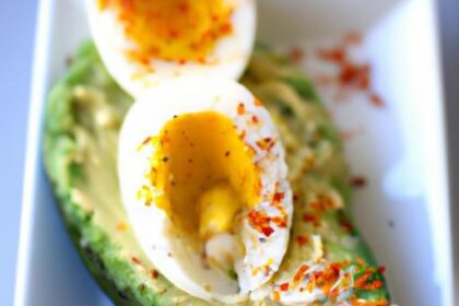 Creamy Avocado Meets Classic Hard-Boiled Eggs Delight