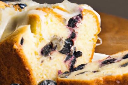 Zesty Lemon Blueberry Pound Cake: A Tangy Twist on Classic