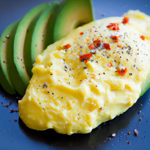 Creamy Scrambled Eggs with Avocado: A Nutritious Twist