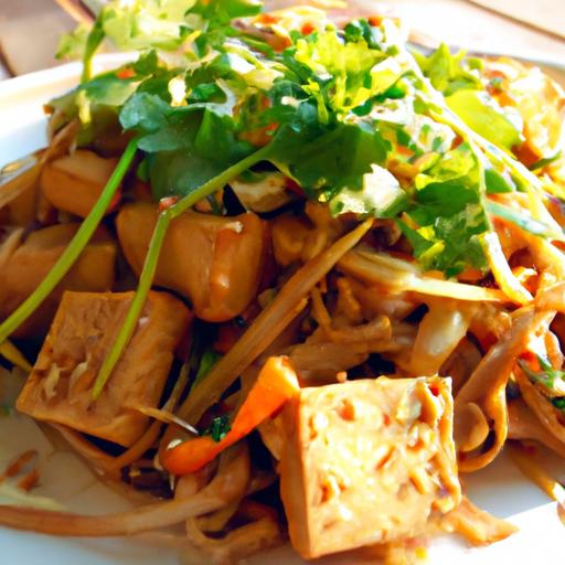 Delicious Vegan Pad Thai⁢ with Tofu: A Flavorful Twist
