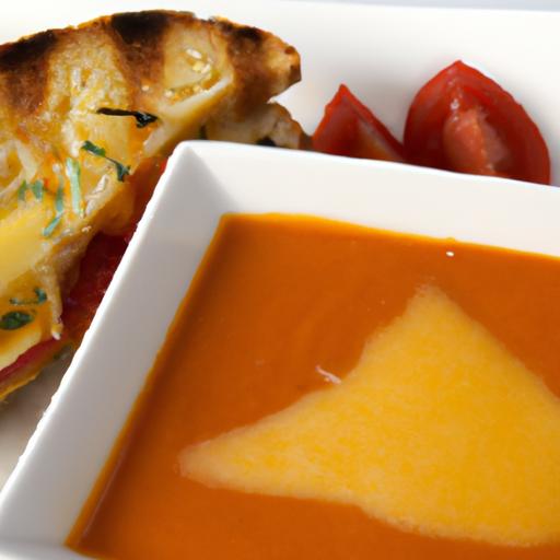 The Ultimate Comfort Duo: Grilled Cheese Meets Tomato Soup