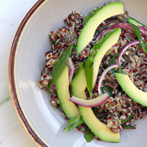 Nutrient-Packed Quinoa Salad with Creamy Avocado Twist
