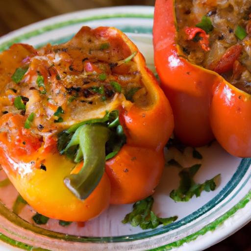 Flavor-Packed Stuffed Bell Peppers with Ground Turkey Delight