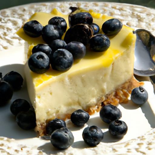 Zesty Lemon Blueberry Cheesecake: A Tangy Summer Delight