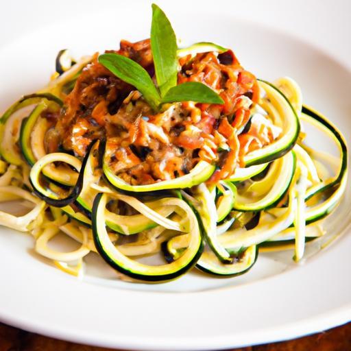 Zucchini Noodles with Lean Turkey Bolognese: A Healthy Twist