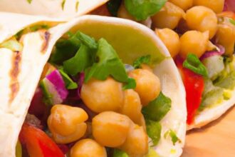 Mediterranean Chickpea Wrap: A Flavorful, Healthy Delight