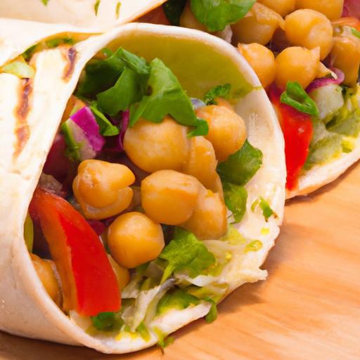 Mediterranean Chickpea Wrap: A Flavorful, Healthy Delight