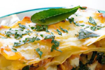 Wholesome Vegetarian Lasagna: Spinach & Ricotta Delight