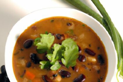 Savor the Flavor: Healthy Low-Calorie Black Bean Soup