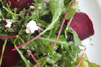 Bright Bites: Beet & Goat Cheese Arugula Salad Recipe