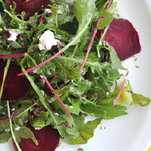 Bright Bites: Beet & Goat Cheese Arugula Salad Recipe