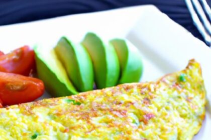 Creamy Avocado & Cheese Omelet: A Nutritious Morning Boost