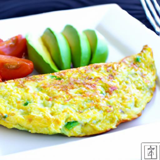 Creamy Avocado & Cheese Omelet: A Nutritious Morning Boost
