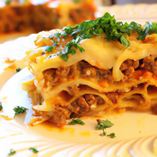 Hearty Beef Lasagna Made with Nutritious Whole Grain Pasta