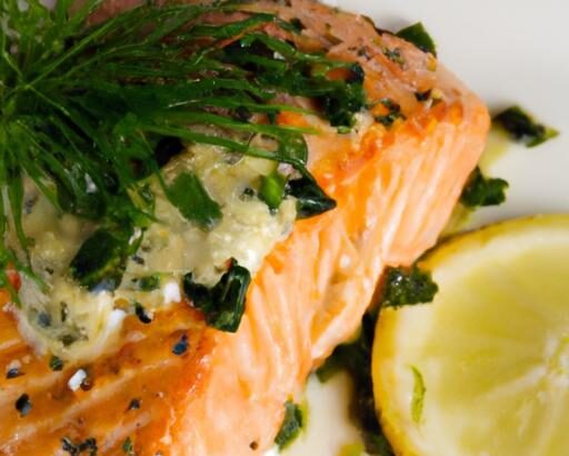 Savor the Flavor: Grilled Salmon with Zesty Lemon Dill Sauce