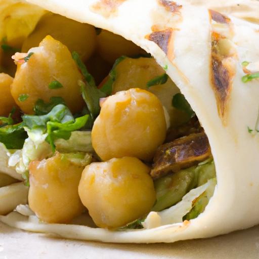 mediterranean Chickpea Wrap: A Flavorful, Healthy Delight