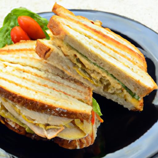 Savory Turkey & Cheese Sandwiches with Zesty Pesto Twist