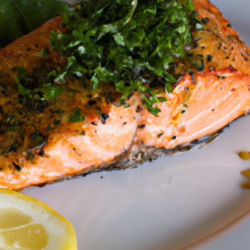 Savor the Flavor: Grilled salmon with Zesty Lemon Dill Sauce