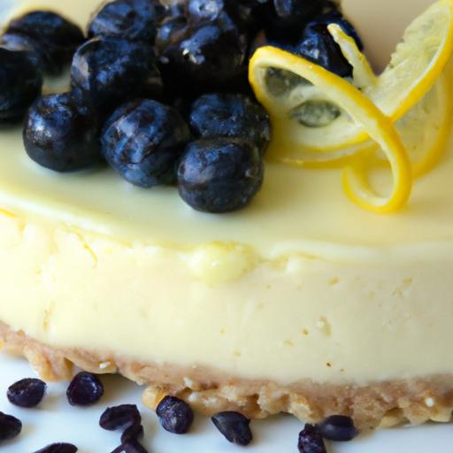 Zesty Lemon Blueberry Cheesecake: A Tangy Summer Delight
