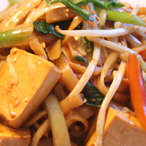Savor Vegan Pad Thai ⁤with Tofu: ‍A ⁣Flavorful Twist!