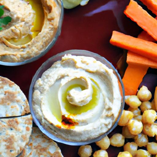 Nutritious Bites: Elevate Rice Cakes with Creamy Hummus