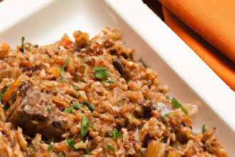 Savor the Flavor: Classic Dirty Rice with Ground Beef Delight