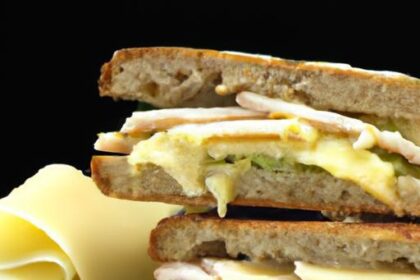 Savory Turkey & Cheese Sandwiches with Zesty Pesto Twist