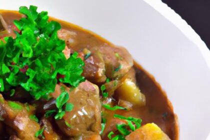 Hearty and Creamy Veal Stew: A Comfort Food Classic