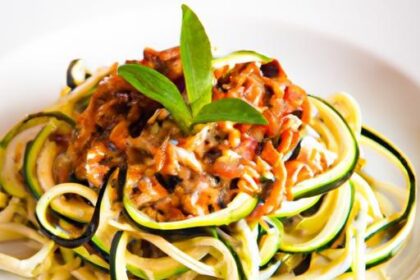 Zucchini Noodles with Lean Turkey Bolognese: A Healthy Twist