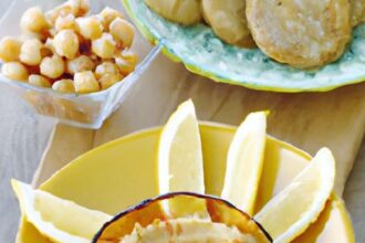Crunchy Rice Cakes Meets Creamy Hummus: A Perfect Snack!