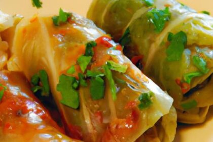 Hearty Vegan Stuffed Cabbage Rolls: A Flavorful Delight