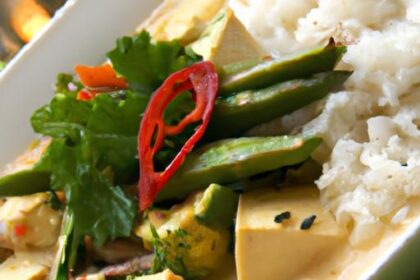 Vibrant Thai Green Curry with Tofu: A Plant-Based Delight