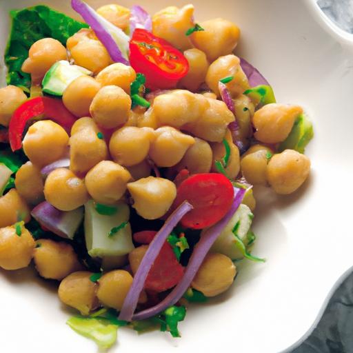 Fresh Mediterranean Chickpea Salad: A Veggie Delight