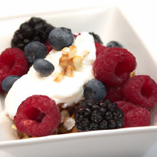Power-Packed Delight: Greek Yogurt with Berries & Walnuts