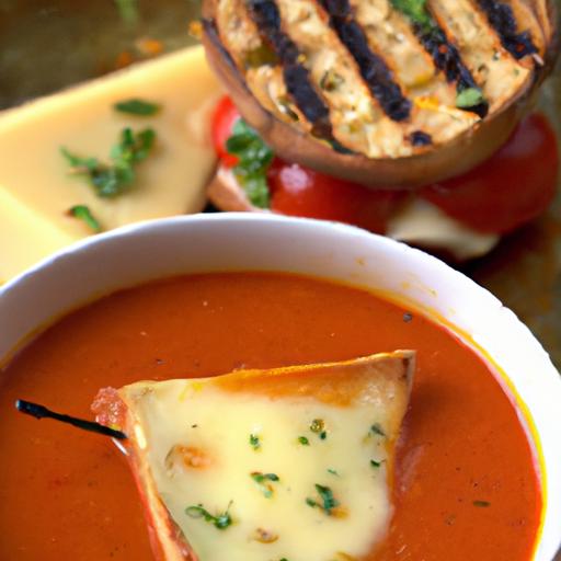 The Perfect Pair: Grilled Cheese Meets Tomato Soup Bliss