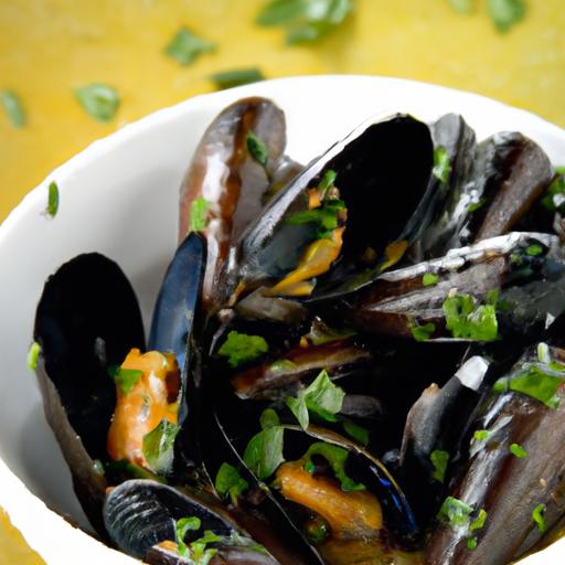 Savoring Mussels: ⁣White Wine &​ Garlic ‍Elegance Unveiled