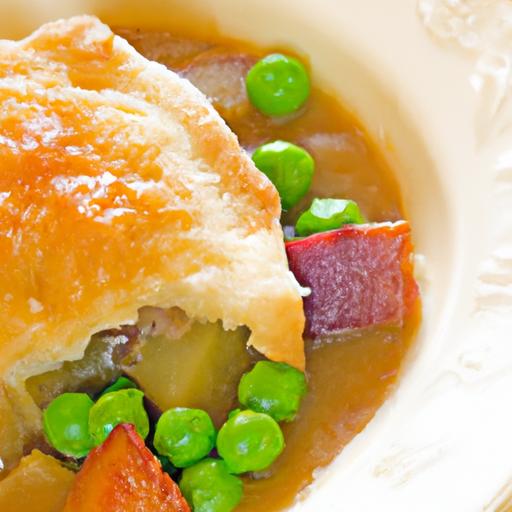 Hearty Chicken​ Pot Pie with Garden-Fresh Vegetables Delight