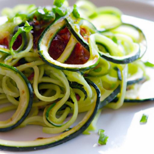 Twirl into Health: Zucchini Noodles with Zesty Marinara