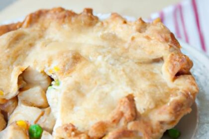 Hearty Chicken Pot Pie with Garden-Fresh Vegetables Delight